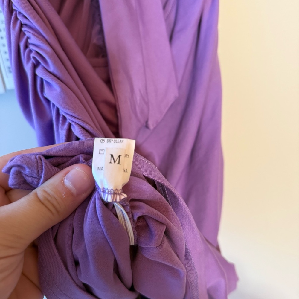 Amazon Purple Bodycon Cut Out Ruched Mini Dress - Picture 5 of 6